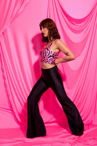 Punk Annie Top - Pink Zebra